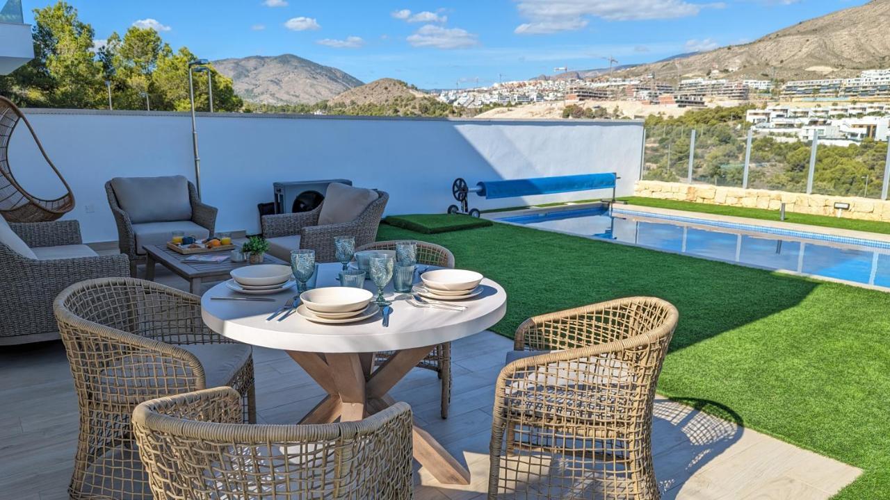 Panoramic Pool & Mountains House Apartment Finestrat Exterior photo